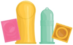 icon of condoms