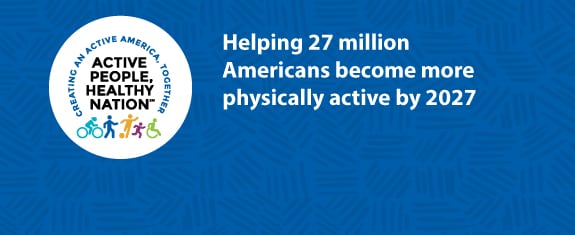 Active People, Healthy Nation: Creating an Active America, Together. Active People, Healthy Nation is a national initiative by CDC and its partners. Our goal is to save lives and protect health by helping 25 million Americans become more physically active.