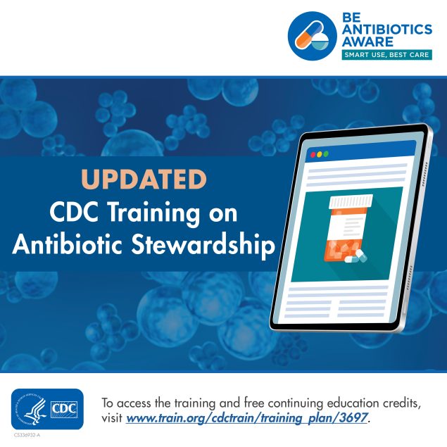 Updated CDC Training on Antibiotic Stewardship