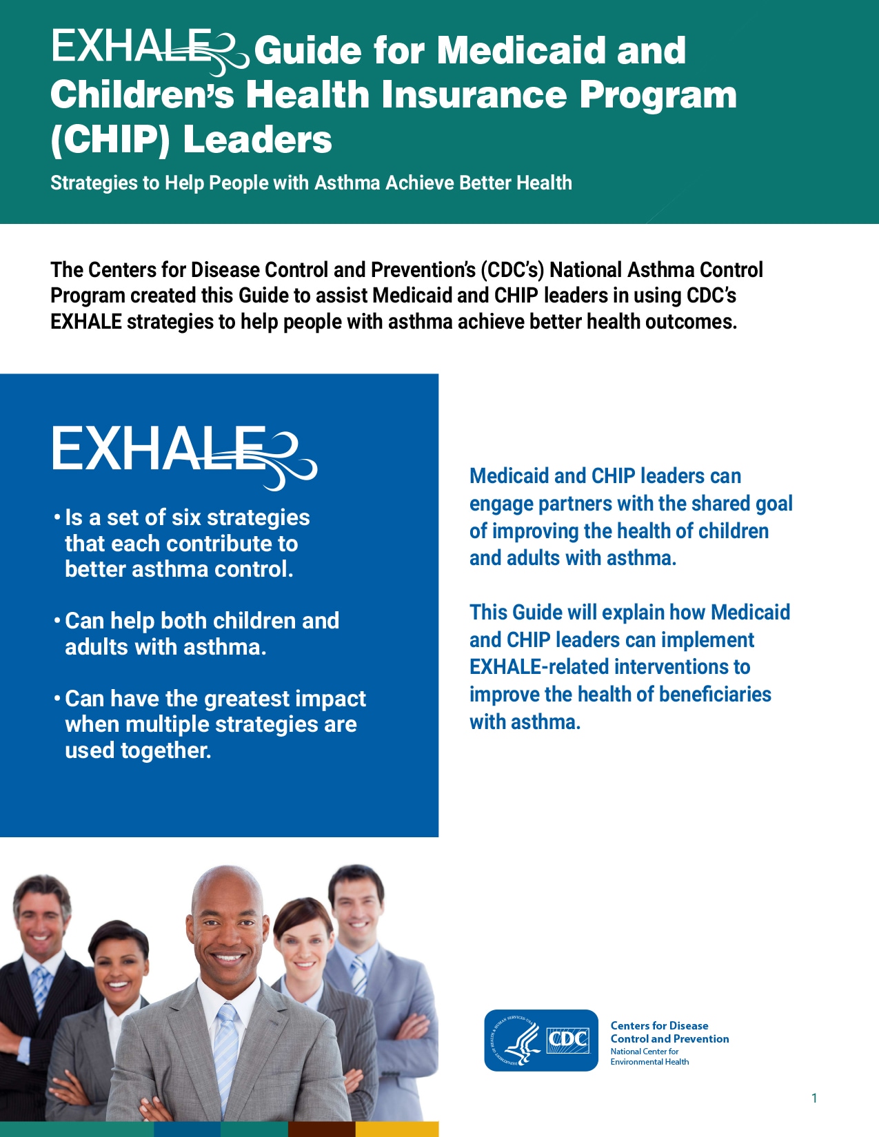 EXHALE Guide for Medicaid and Children's Health Insurance Program (CHIP) Leaders