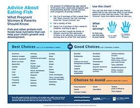 Graphic: Advice about eating fish. What pregnant women %26amp; parents should know.