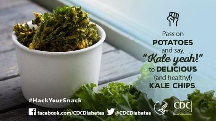 Pass on potatoes and say Kale Yeah to delicious and healthy kale chips