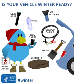 cover of infographic: Is your vehicle winter ready?