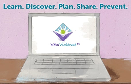 Learn. Discover. Plan. Share. Prevent. VetoViolence.