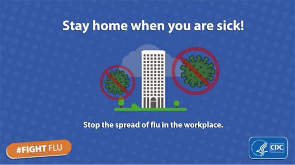 Stay at home when you are sick