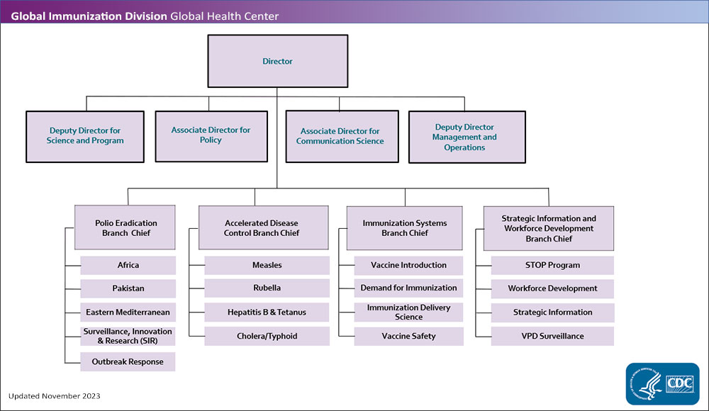 Global Health Center Org Chart