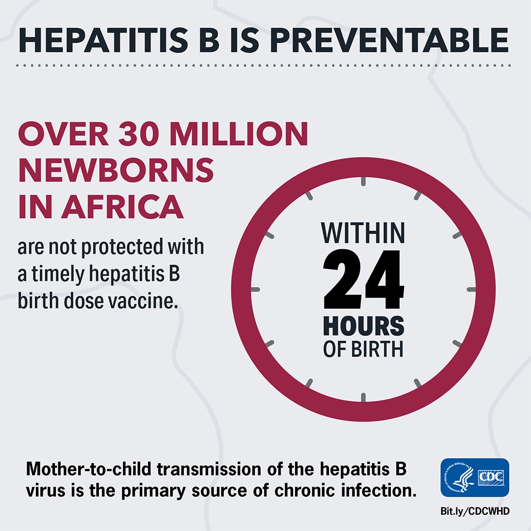 Over 30 million newborns in Africa are not protected with a timely hepatitis B birth dose vaccine.