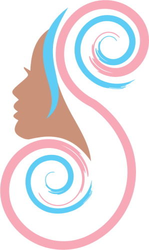 Graphic of a woman's silhouette