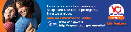 La vacuna contra la influenza que se aplicará este año te protegerá a ti y a tus amigos.