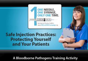 Bloodborne pathogens training.