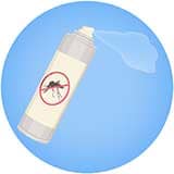 Envase de repelente de mosquitos