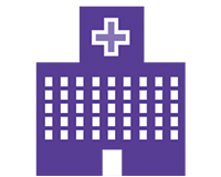 Icon of hospital building