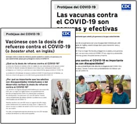 Thumbnails of Spanish Caregiver Tipsheets