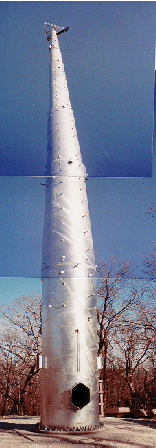 photo of cellular tower where incident took place