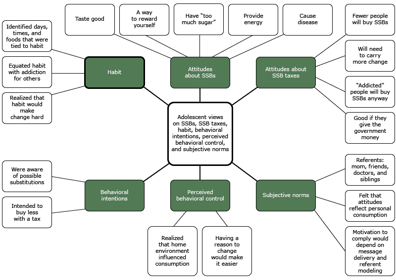 15_0543_01.gif Adolescents’ perceptions of the impact of a 20% sugar-sweetened beverage (SSB) tax, Romulus, Michigan, June 2014