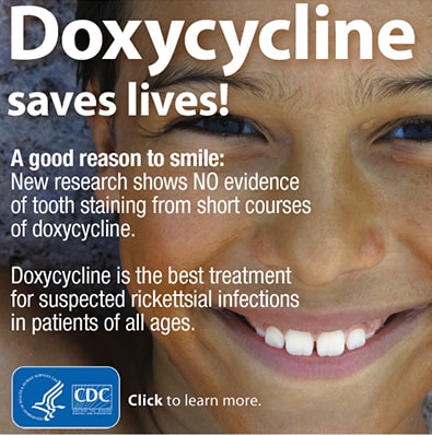 Doxycycline saves lives button. 