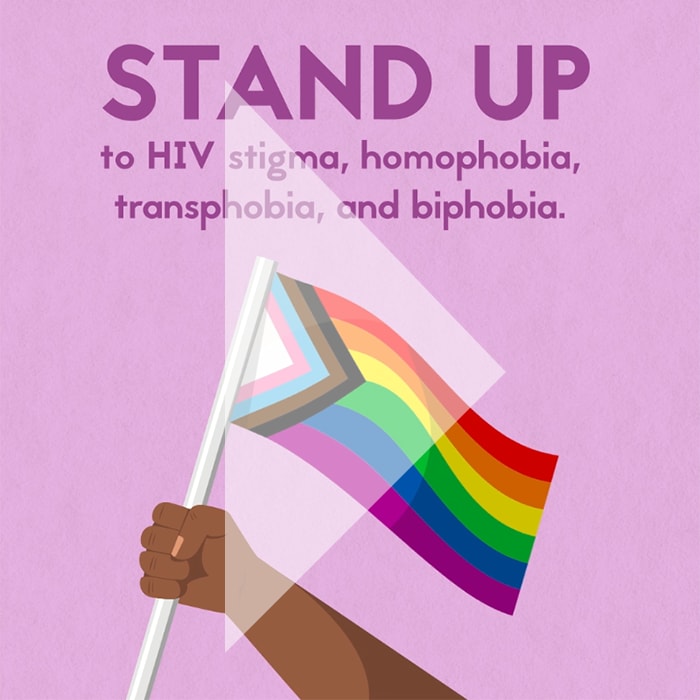Stand up to HIV stigma video thumbnail