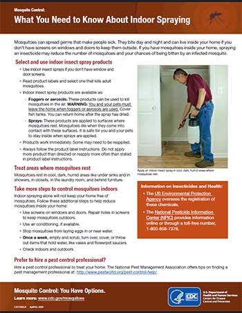 What you need to know about indoor spraying fact sheet thumbnail