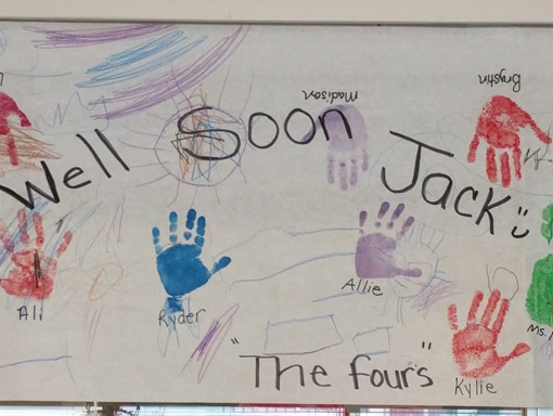 A get well card for Jack.