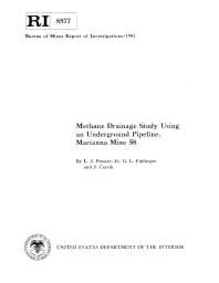 Image of publication Methane Drainage Study Using an Underground Pipeline, Marianna Mine 58