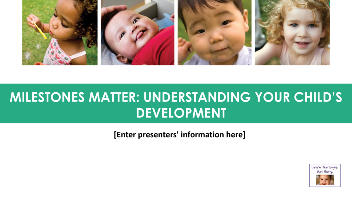 PowerPoint Presentation for Parents of Young Children