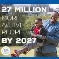 Active People, Healthy Nation℠ is a national initiative to help 27 million Americans become more physically active by 2027.