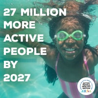 Active People, Healthy Nation℠ is a national initiative to help 27 million Americans become more physically active by 2027.