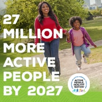 Active People, Healthy Nation℠ is a national initiative to help 27 million Americans become more physically active by 2027.