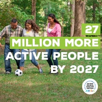 Active People, Healthy Nation℠ is a national initiative to help 27 million Americans become more physically active by 2027.