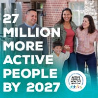 Active People, Healthy Nation℠ is a national initiative to help 27 million Americans become more physically active by 2027.