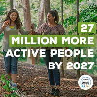 Active People, Healthy Nation℠ is a national initiative to help 27 million Americans become more physically active by 2027.