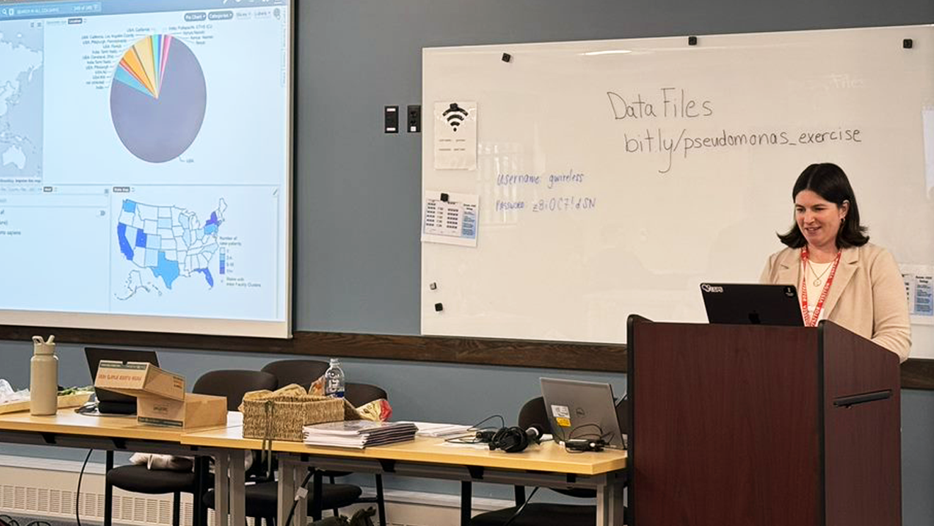 Leading an AMD training in Lansing, MI, November 2024