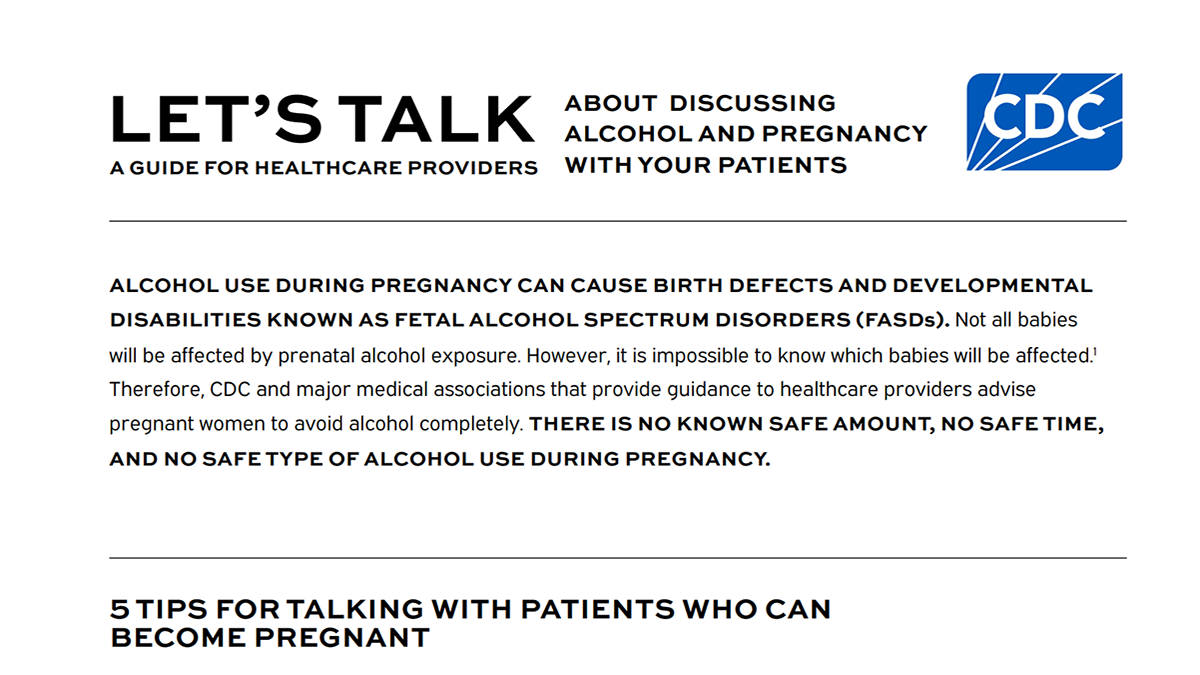 Thumbnail Let's talk about alcohol SBI - Black and White Print-Friendly PDF