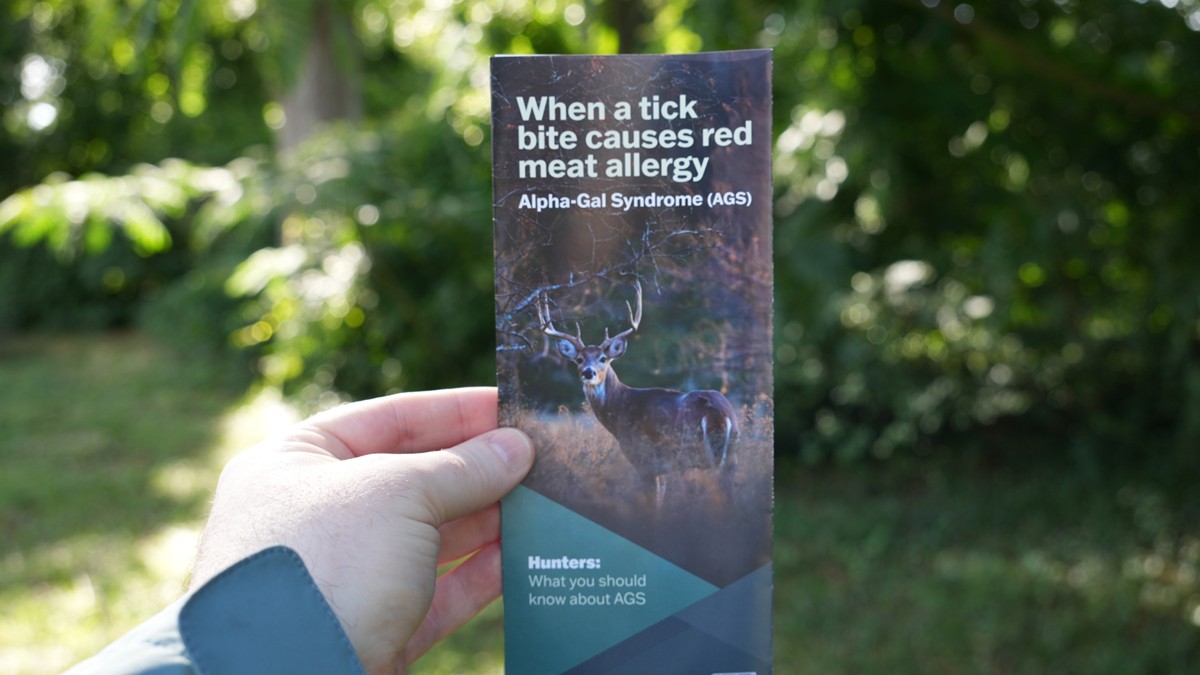 The cover page of a folded AGS brochure