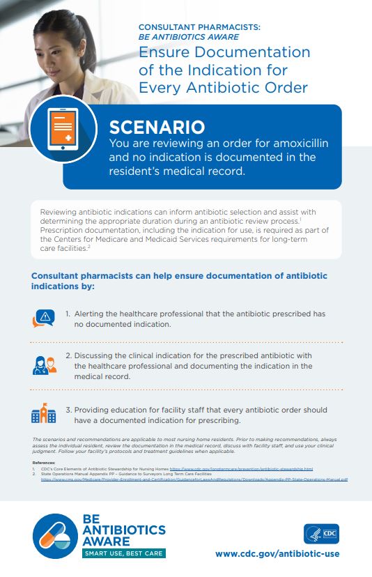 Ensure Documentation of the Indication for Every Antibiotic Order