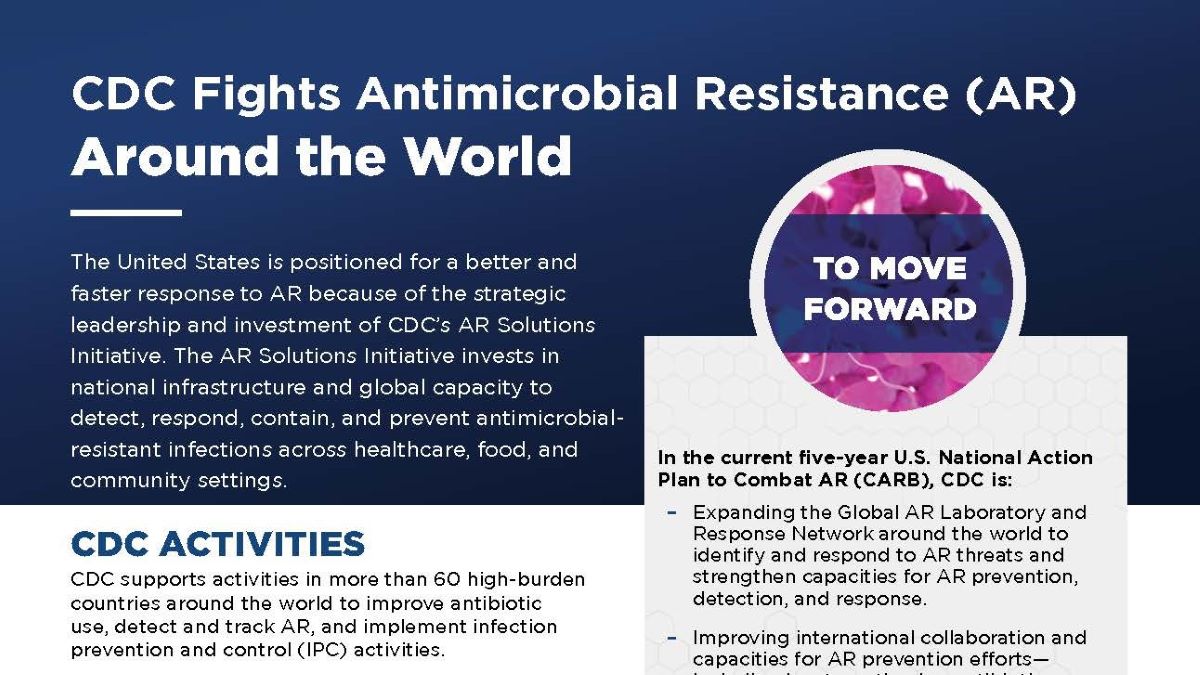 CDC Fights AR Around the World
