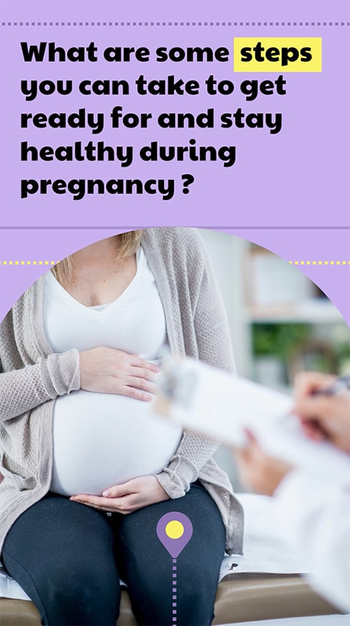 Video thumbnail - During pregnancy, stay healthy.