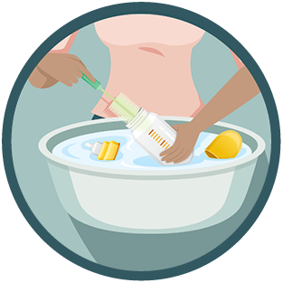 IconL Sanitize breast pump kits