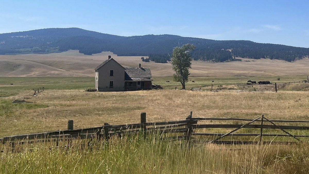 a house in rural Montana