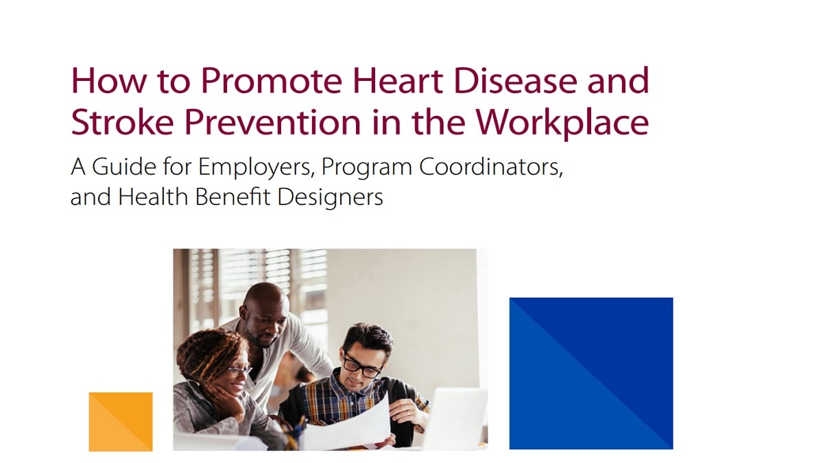 How to promote heart disease and stroke prevention in the workplace