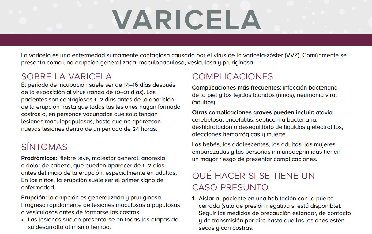 spanish varicella diagnosis fact sheet thumbnail