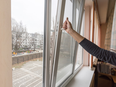 open-window Person opening window