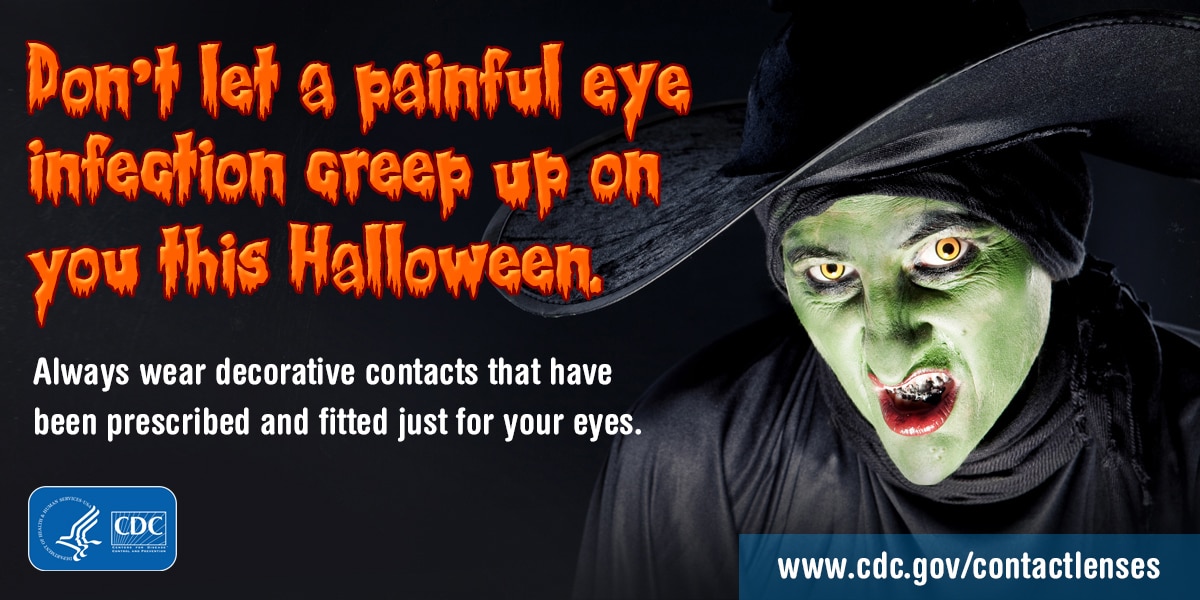 Don't let a painful eye infection creep up on you this Halloween. For Twitter.