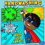 Hand washing is your superhero