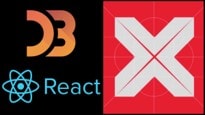 Logo for the D3, React and VISX products