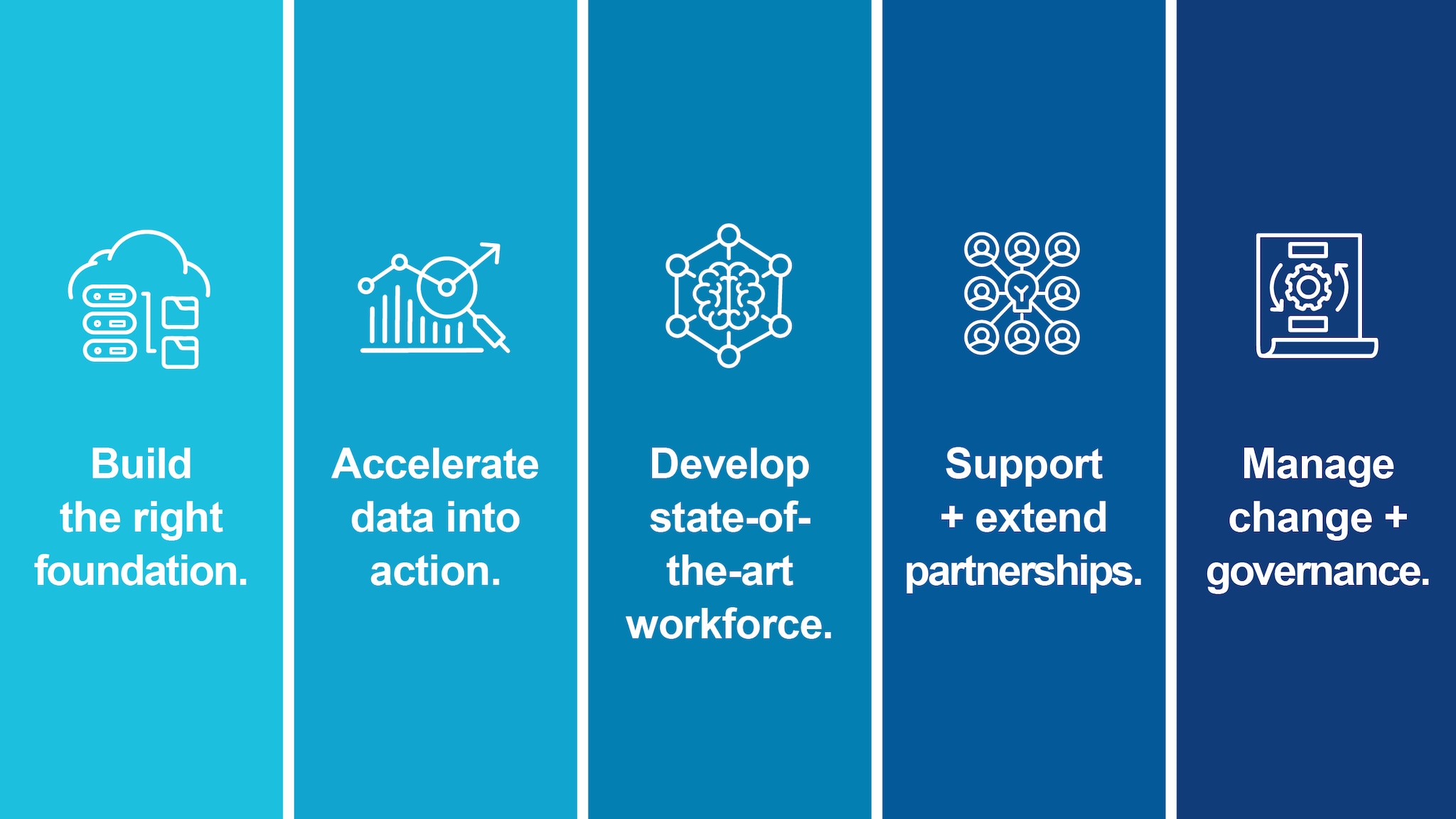 The five DMI priorities.