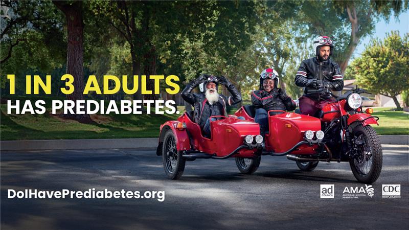 1 in 3 adults has prediabetes.