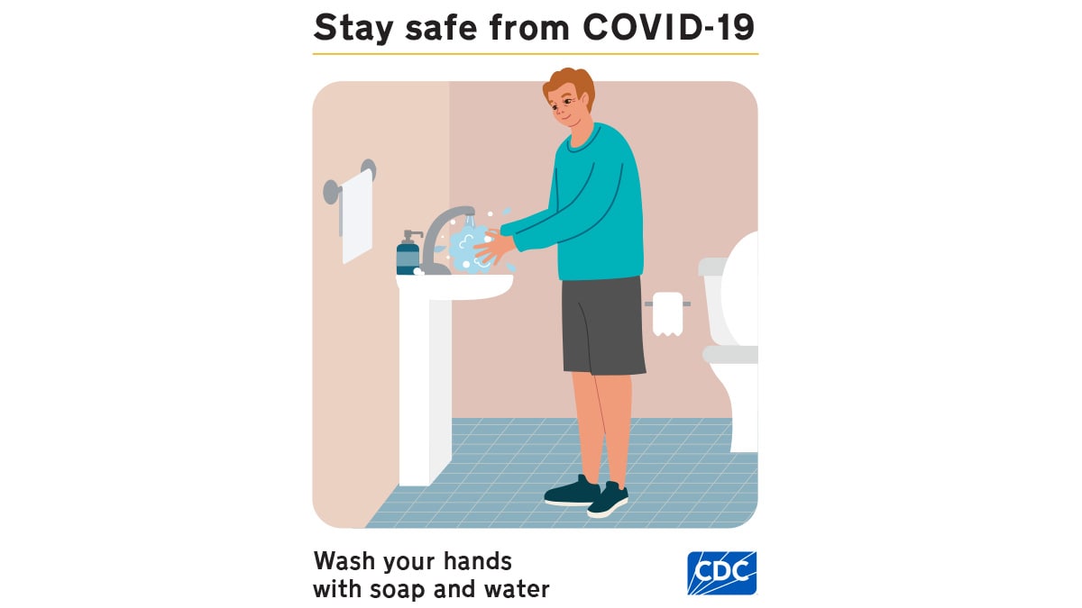 covid-19 handwashing poster