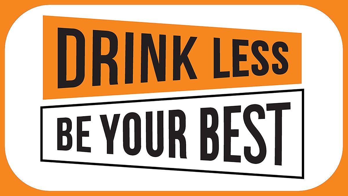 Drink Less, Be Your Best Logo.