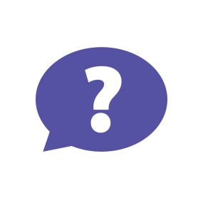 Ask Questions Factsheet Purple Icon